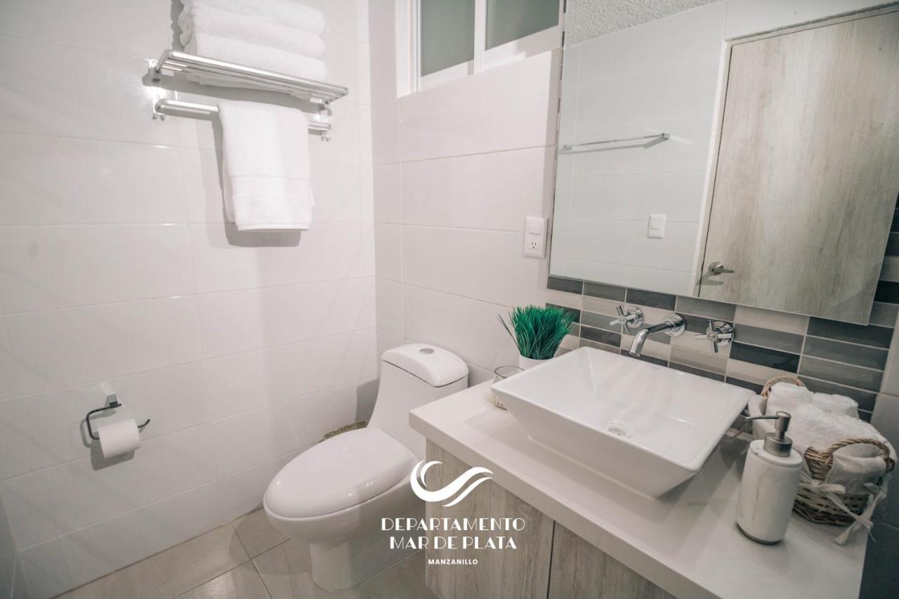 Hermoso Departamento Nuevo A 50 Metros De Playa!! Manzanillo Exterior foto