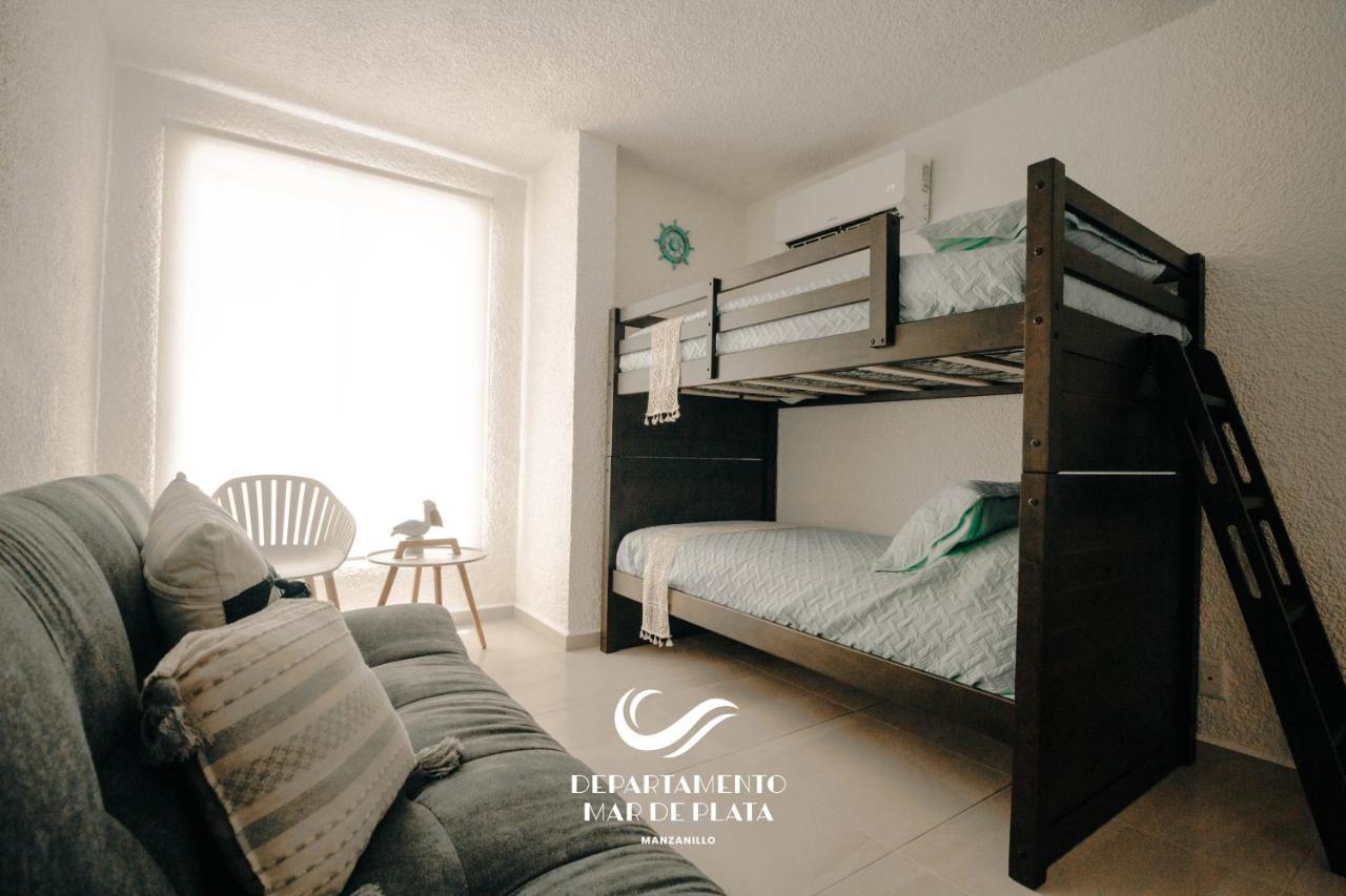 Hermoso Departamento Nuevo A 50 Metros De Playa!! Manzanillo Exterior foto