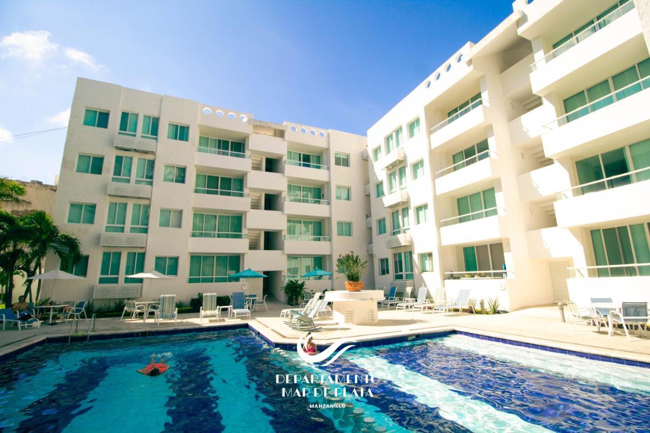 Hermoso Departamento Nuevo A 50 Metros De Playa!! Manzanillo Exterior foto
