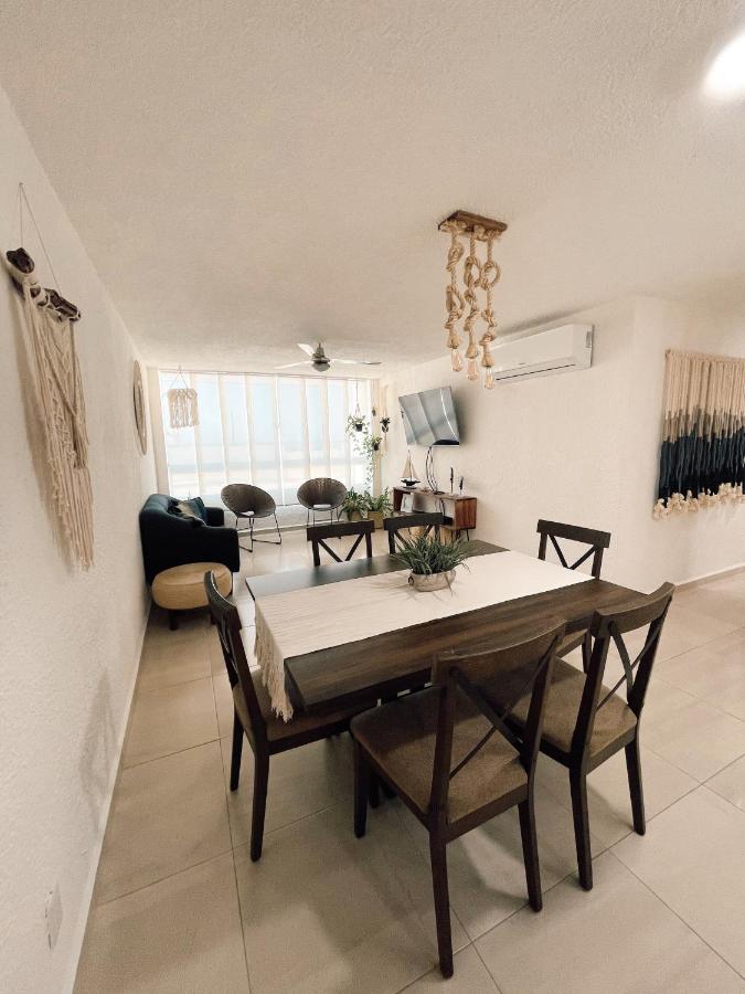 Hermoso Departamento Nuevo A 50 Metros De Playa!! Manzanillo Exterior foto